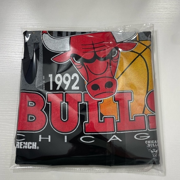 Vintage 1992 Chicago Bulls Eastern Conference Trench Ultra Sz XL NWT - Picture 10 of 11